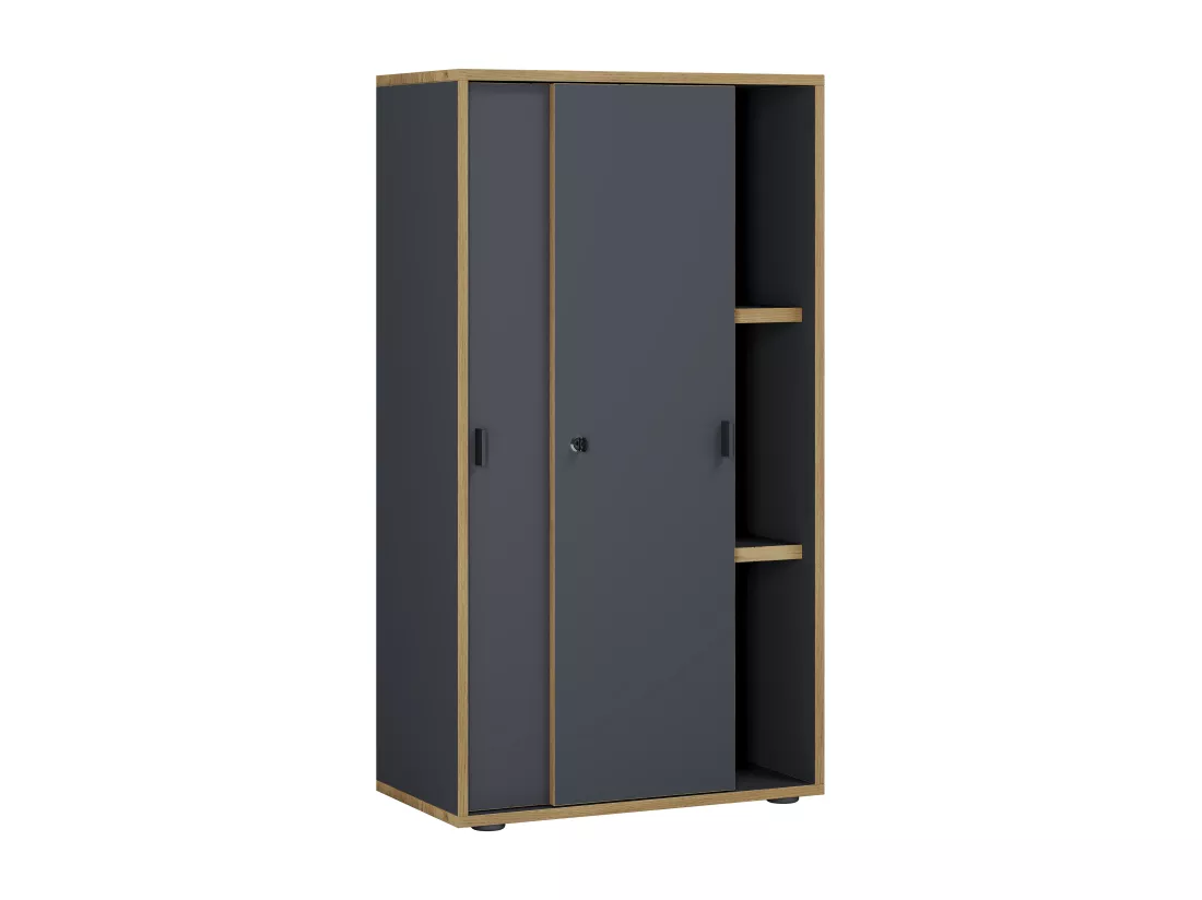 Armoire de bureau Salia portes coulissantes triple B60