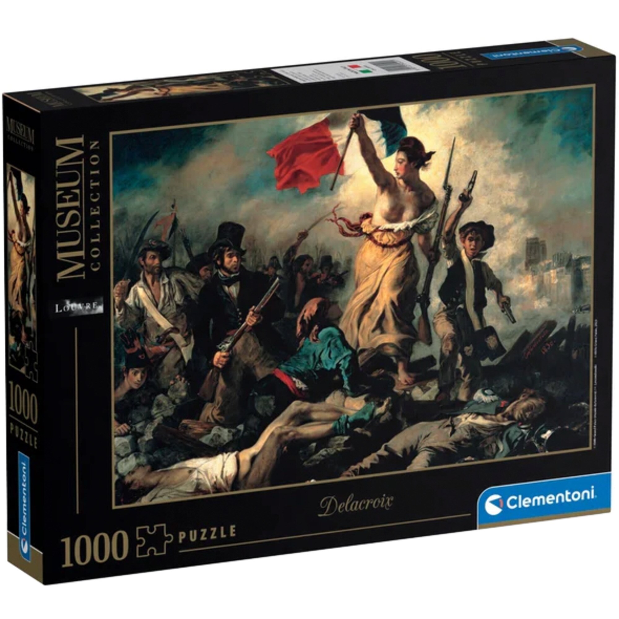 Clementoni Puzzle Museum Collection: Delacroix - Die Freiheit führt das Volk