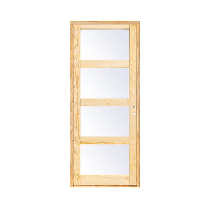 Bloc-porte Connemara pin vitré H.204 x l.73 cm, poussant gauche