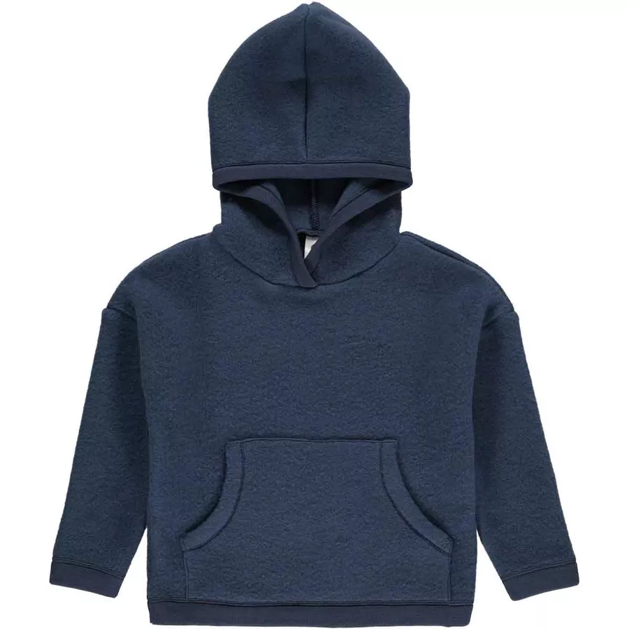 Müsli Hoodie aus Merinowolle blue