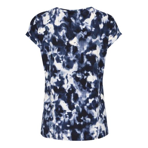Fransa Kortærmet T-shirt, Crown Blue AOP, XXL