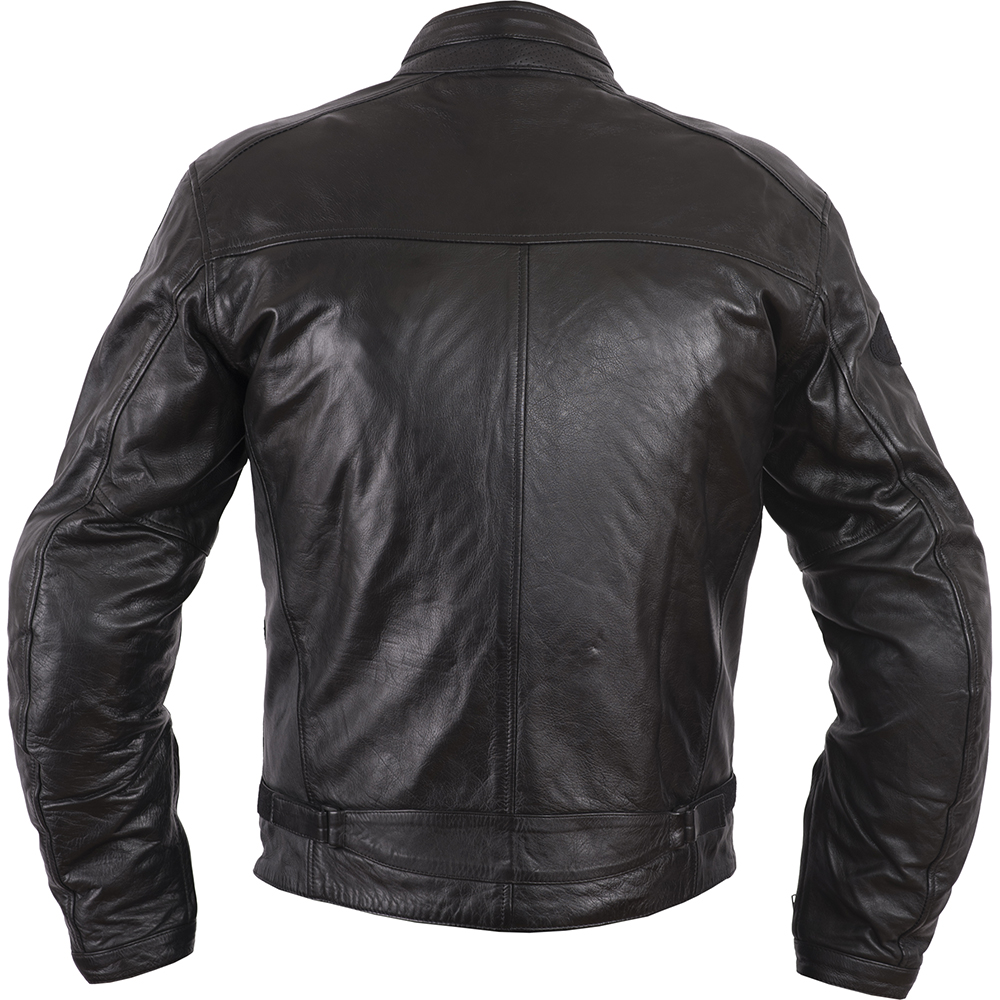 Helstons - Blouson Ace Cuir Rag Noir