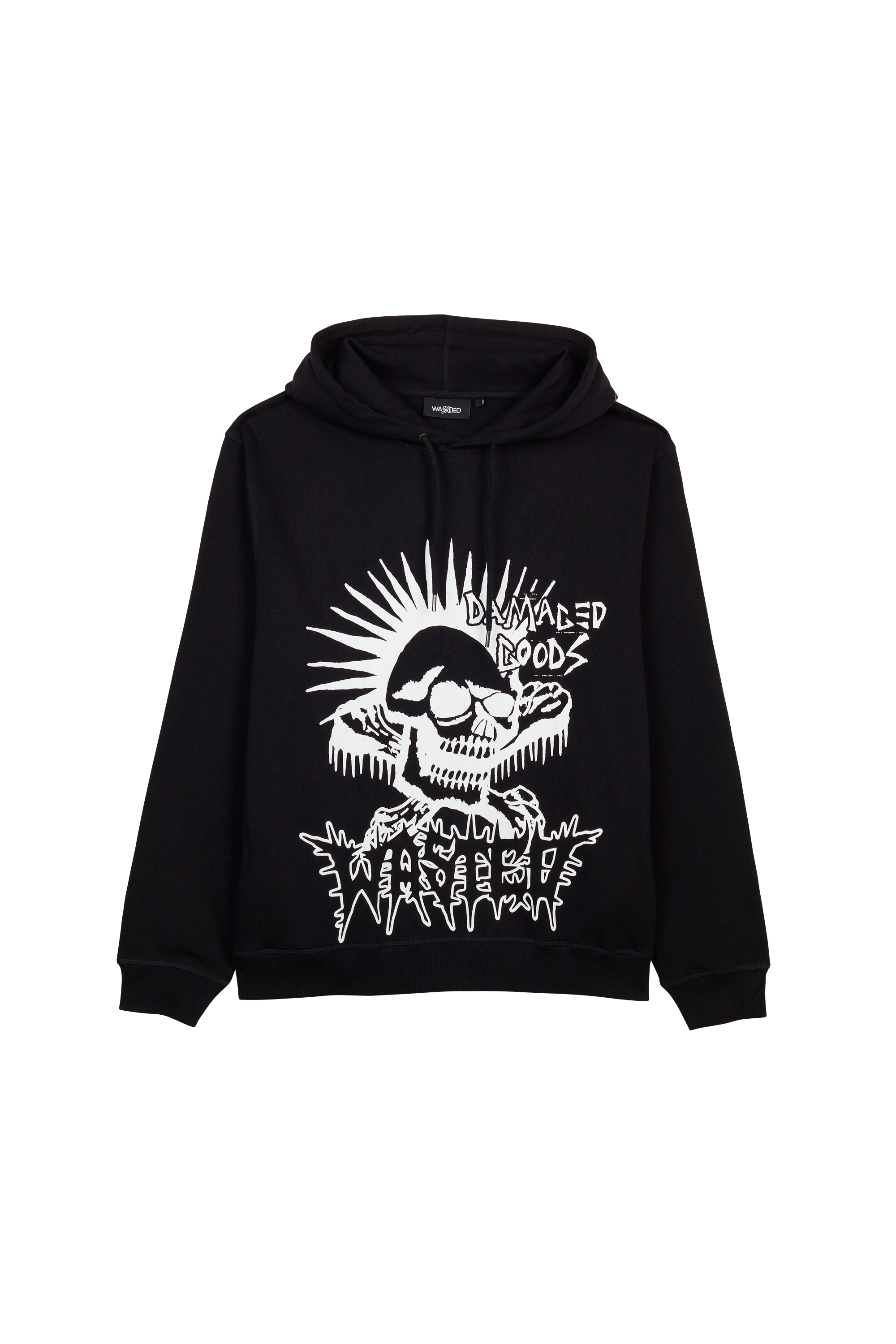 WASTED Hoodie SIDE POCKET EXIT Noir