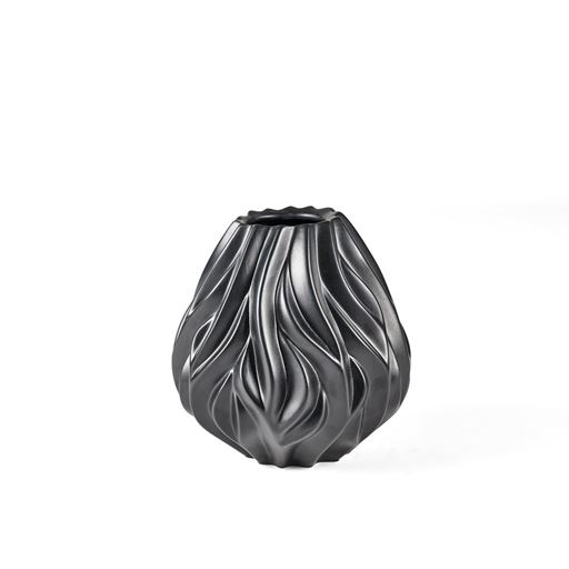 Morsø Flame Vase, Sort, 19 cm