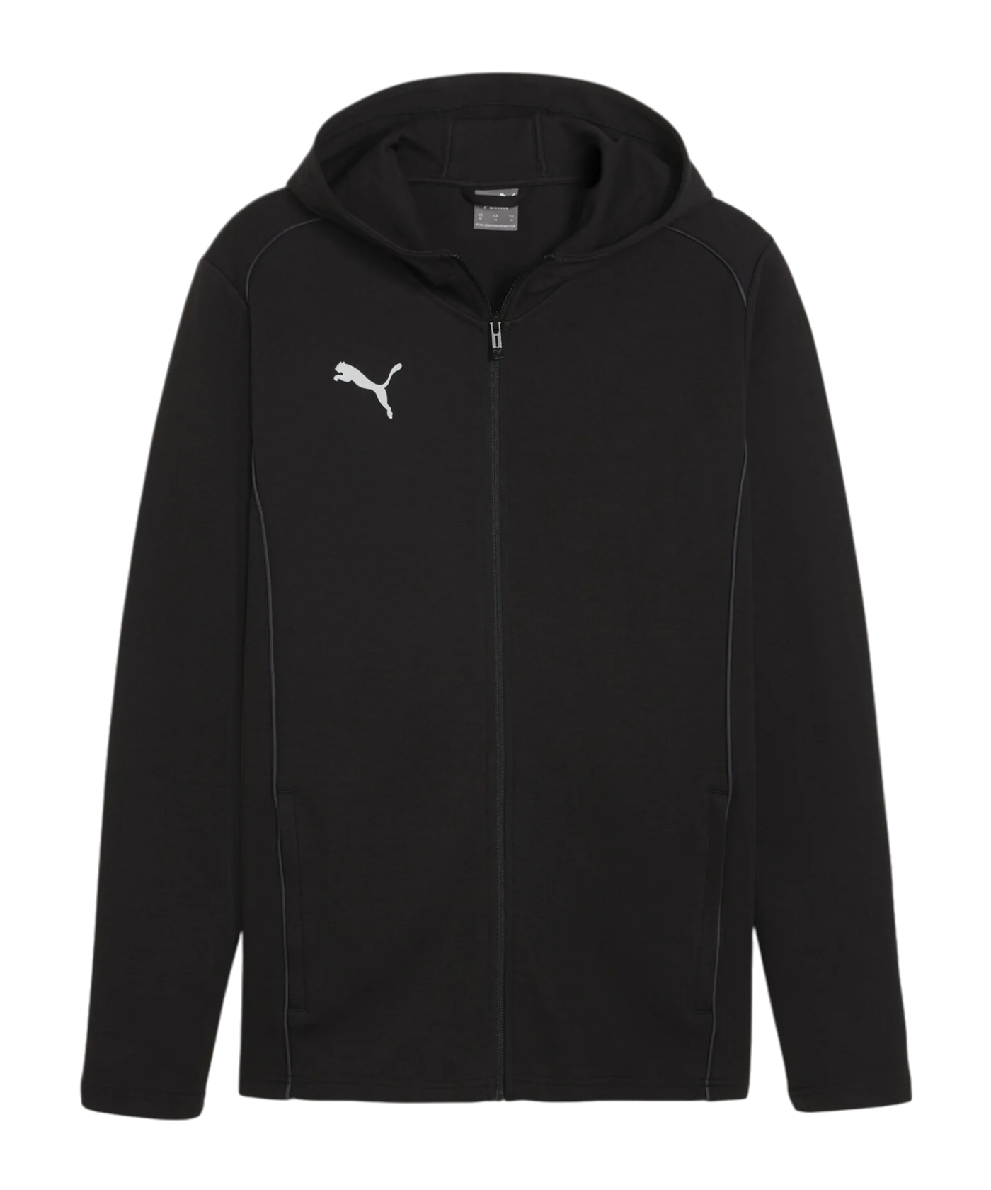 PUMA teamFINAL Casuals Kapuzenjacke Schwarz F03