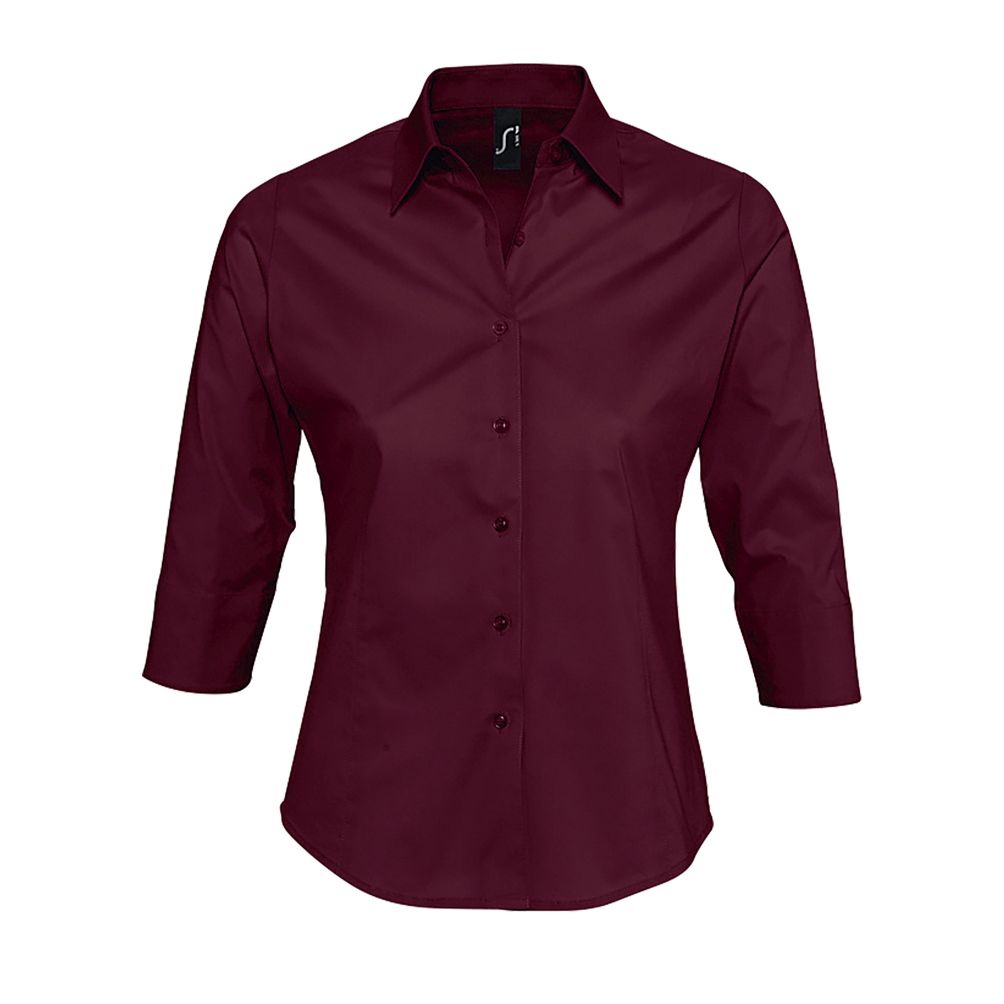 SOL'S 17010 - Effect Chemise Femme Stretch Manches 3/4