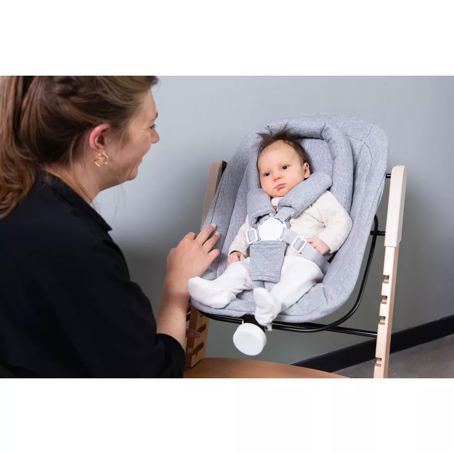 CHILDHOME Neugeborenensitz grau  schwarz