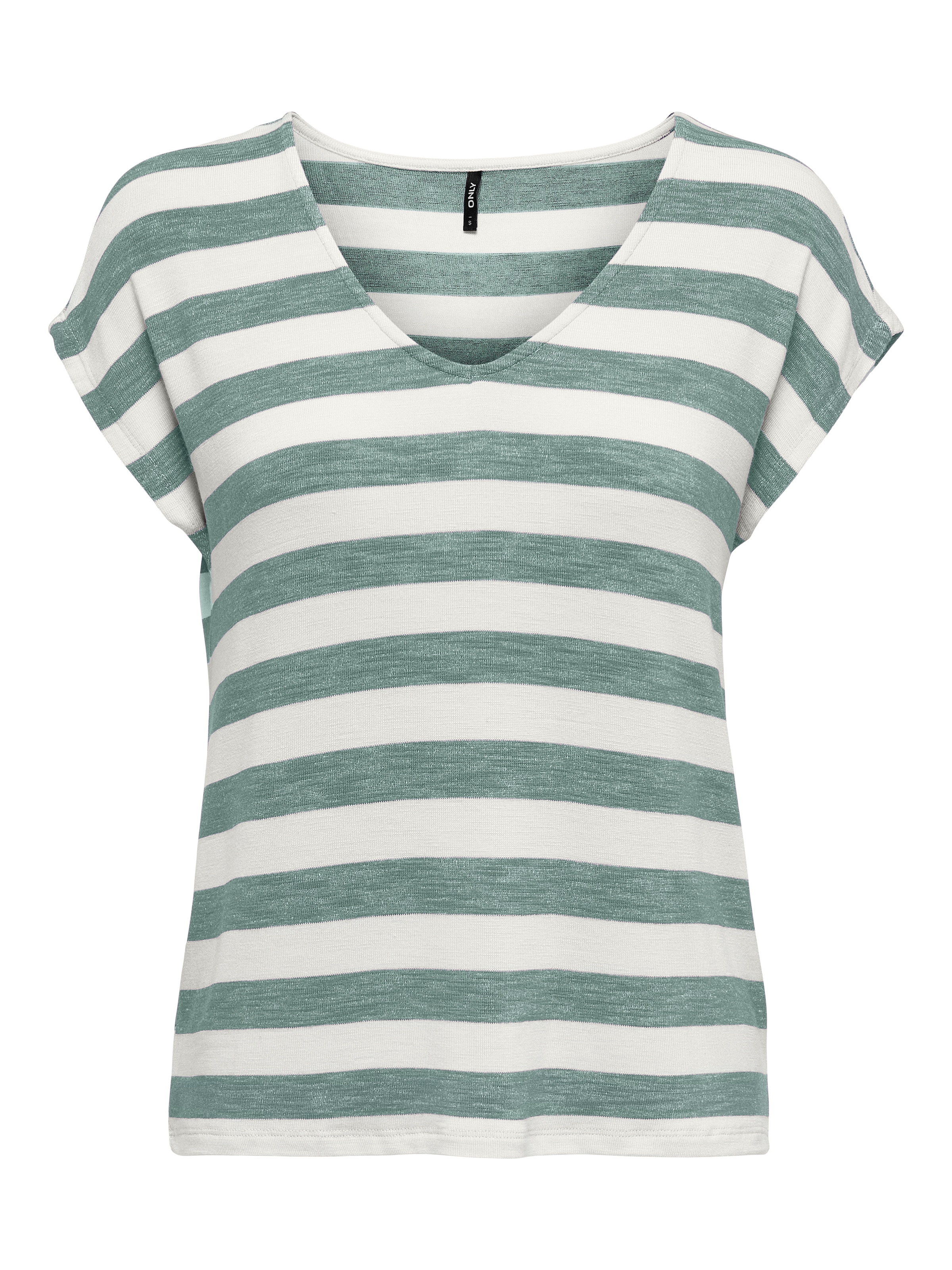 ONLY V-Shirt »ONLLIRA LIFE S/S V-NECK TOP JRS NOOS«