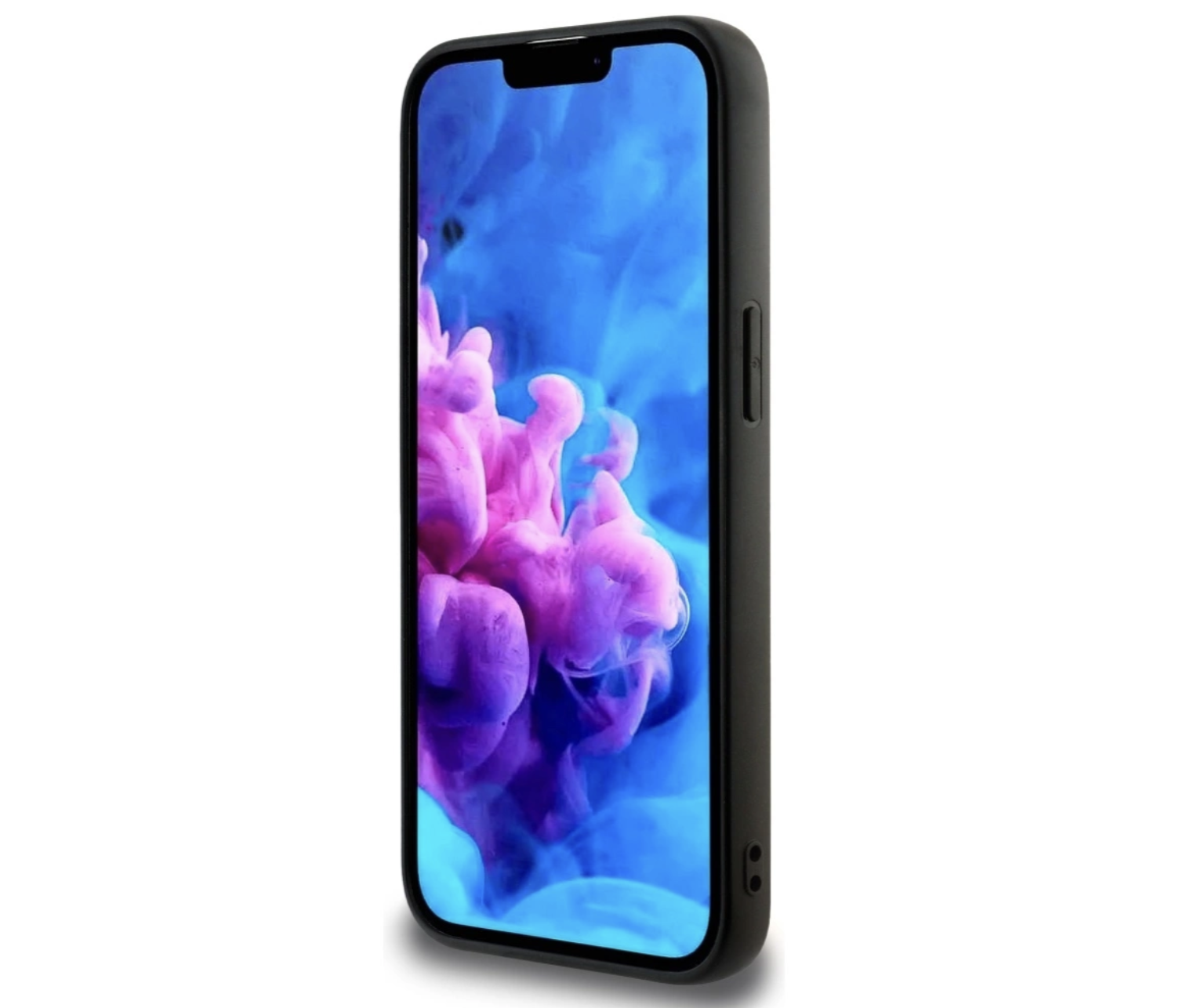 iPhone 16e Leder Hardcase Hülle 4G Big Metal Logo (GUHCPSE44GMGGR) - Schwarz