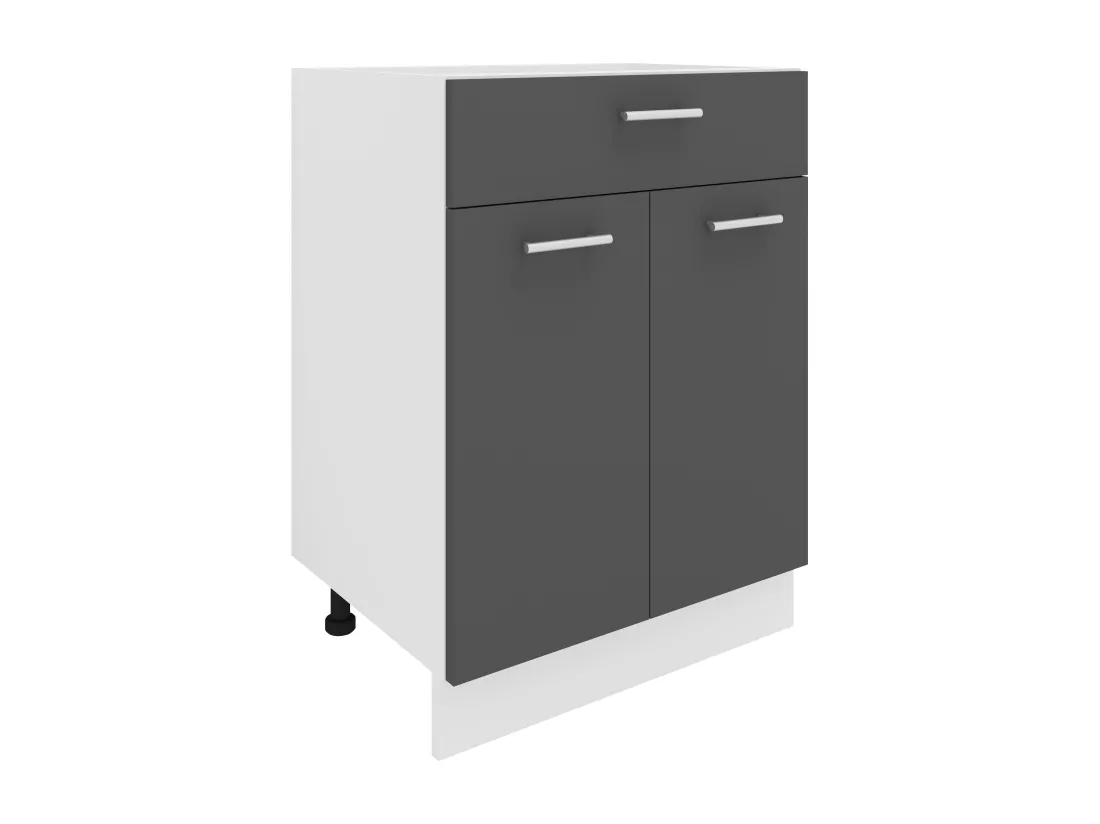 Armoire de cuisine L 60 cm Armoire basse Esilo
