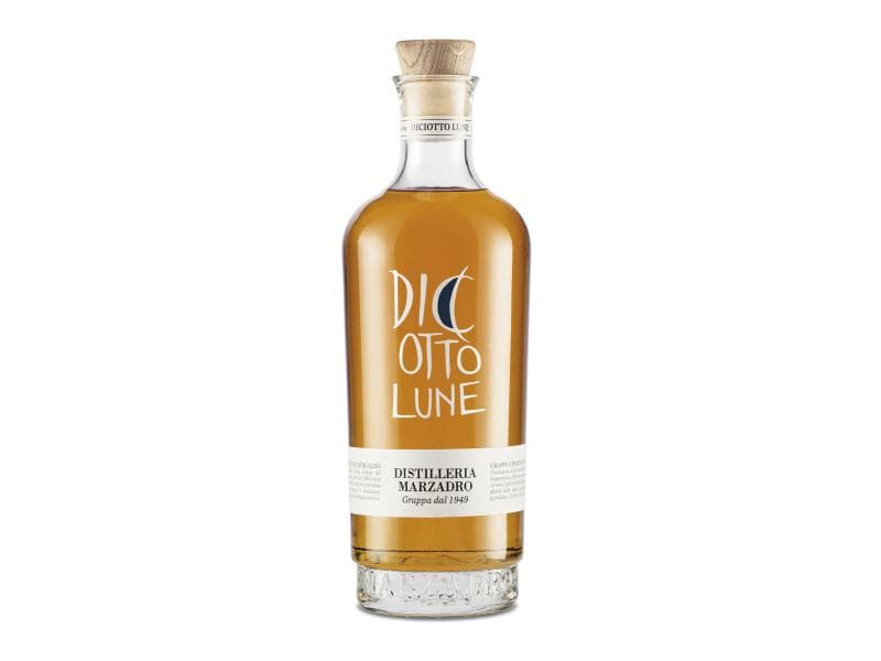 Marzadro Grappa Le 18 Lune 0.7 l Würziger Weinbrand aus Italien