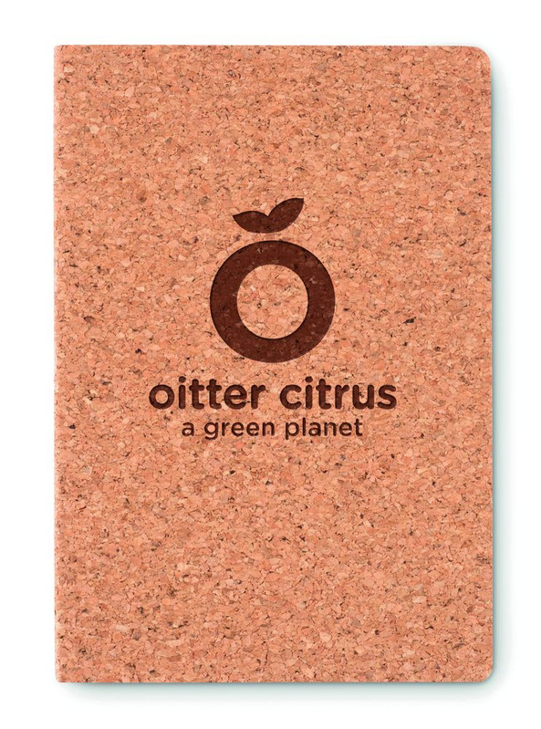 GiftRetail MO9860 - NOTECORK Carnet A5 couverture en liège