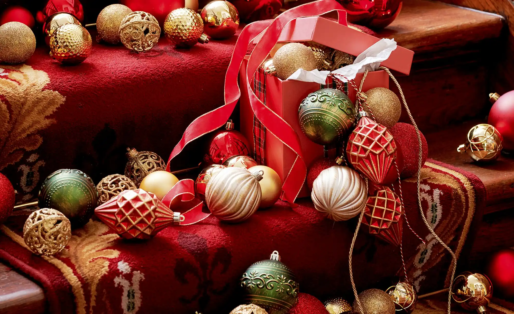 HOME STORY Weihnachtskugeln, 20er-Set