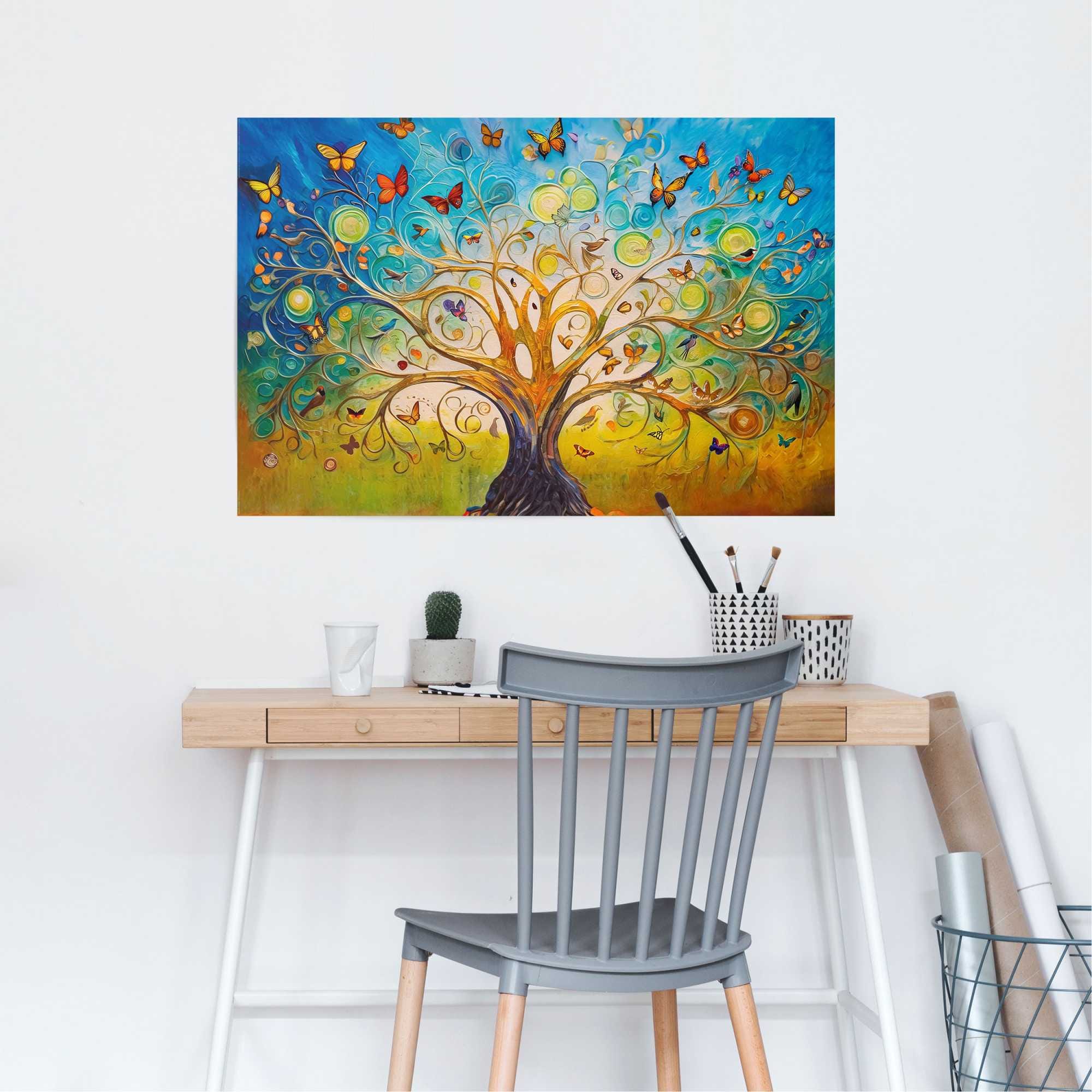 Reinders! Poster »Colourful Tree of Life«