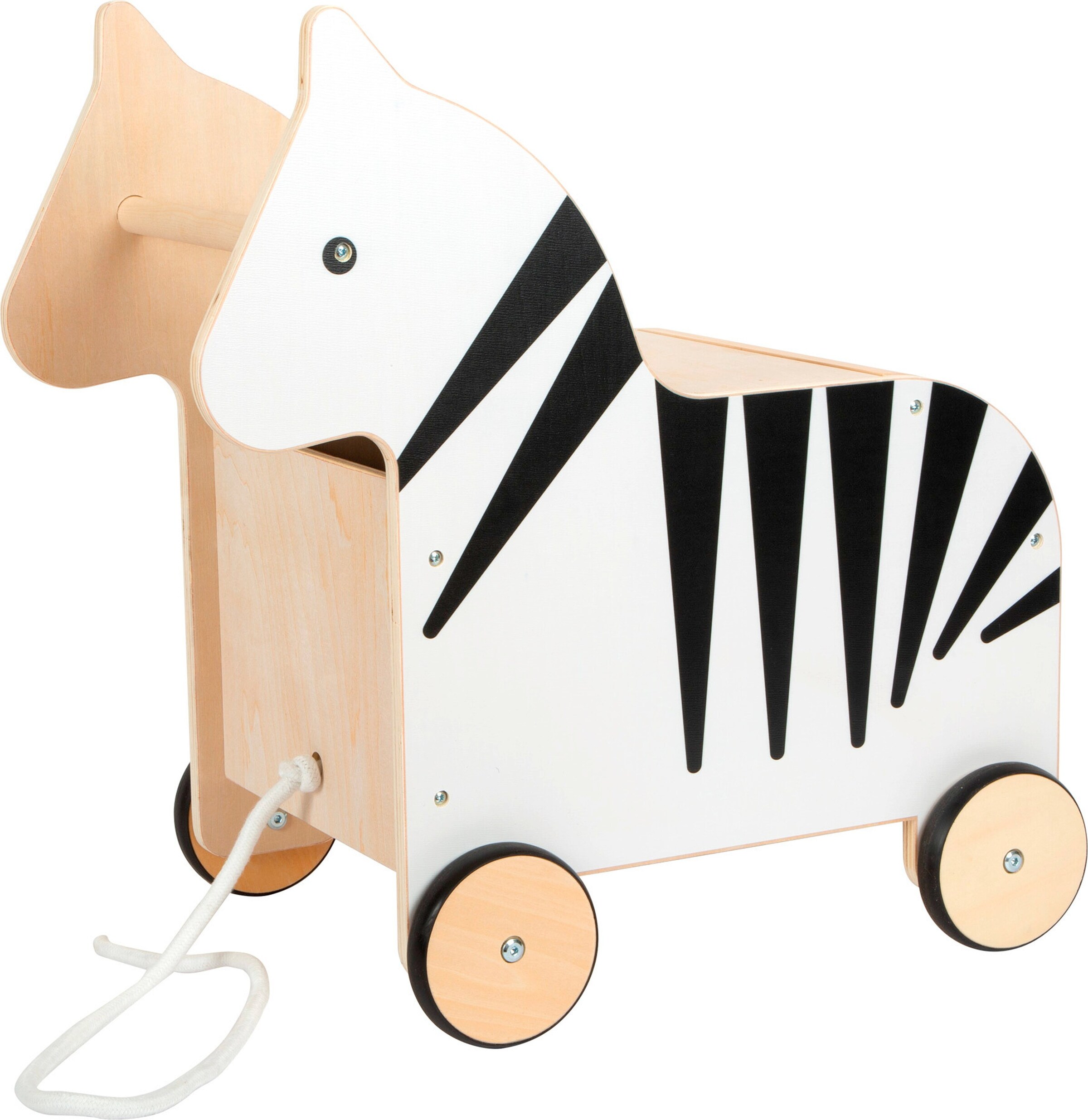 small foot Spielzeugkiste mit Rollen Zebra Wildlife