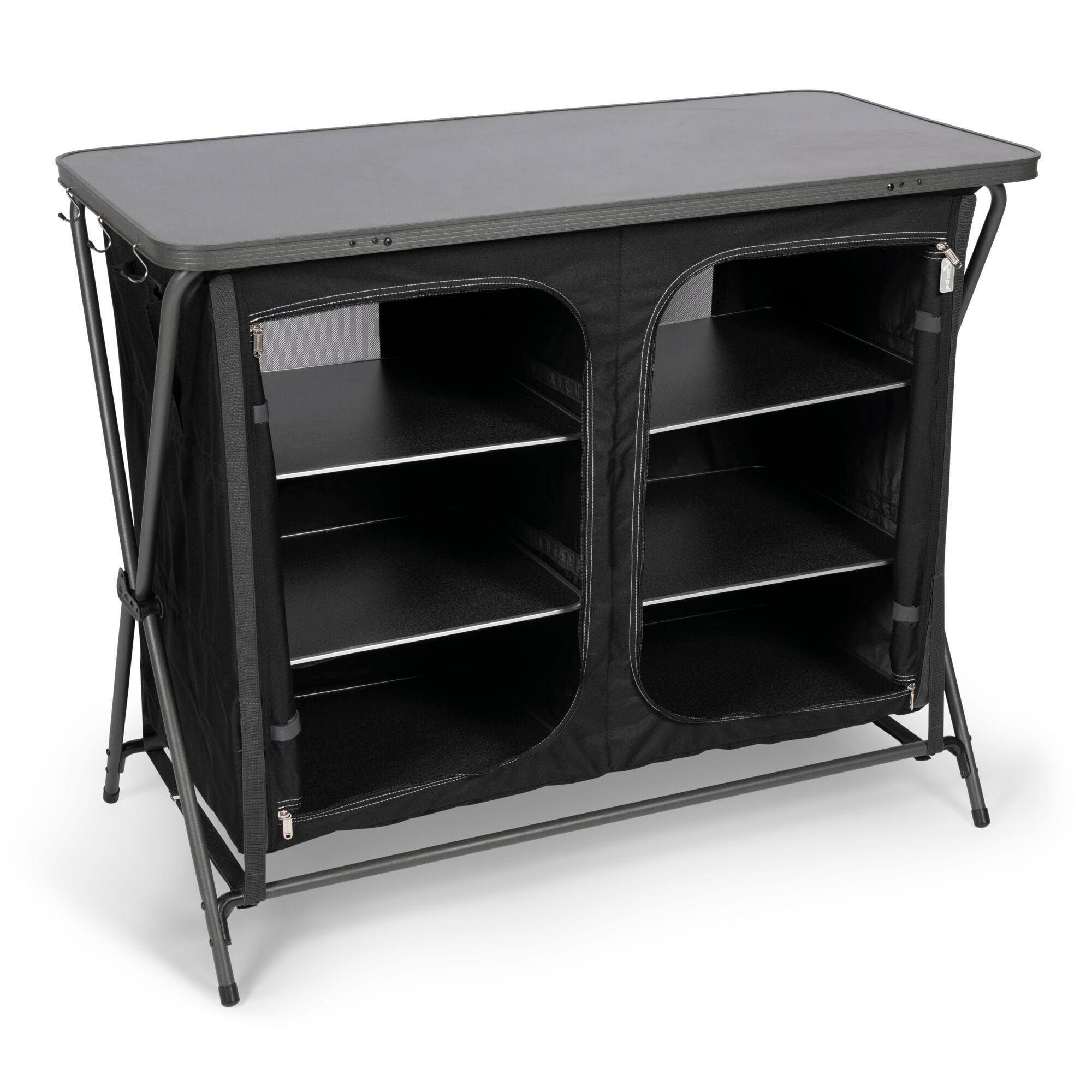 Kampa Zara Campingschrank schwarz 110 x 53,5 x 90 cm