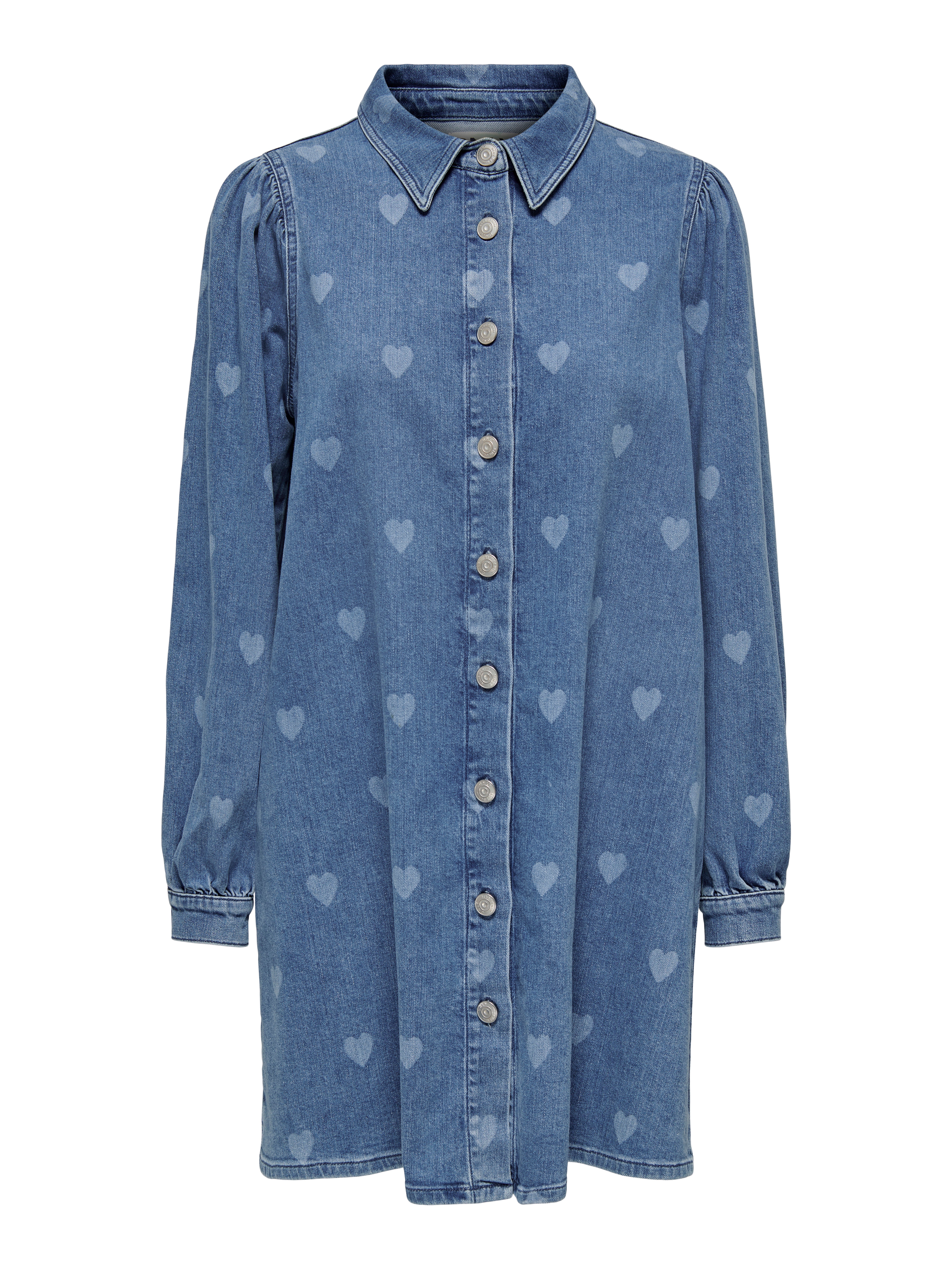ONLALMA Kurzes Kleid Medium Blue Denim