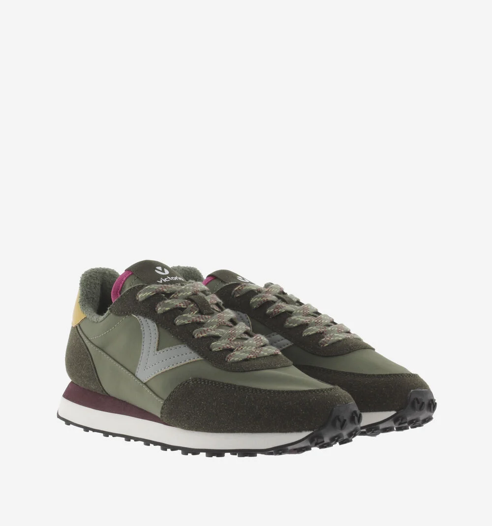 ASTRO COLOURED NYLON SNEAKERKAKI