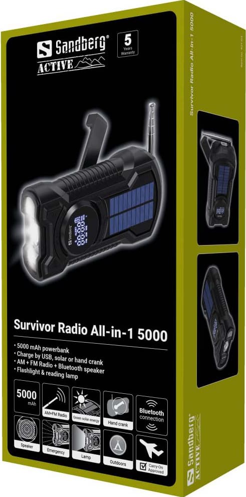 Sandberg Survivor Radio All-in-1 5000