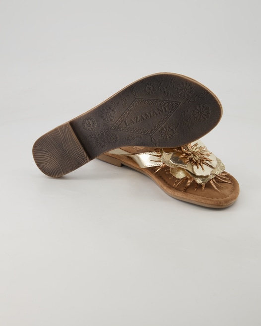 Lazamani 33.518 Pantoletten in Gold