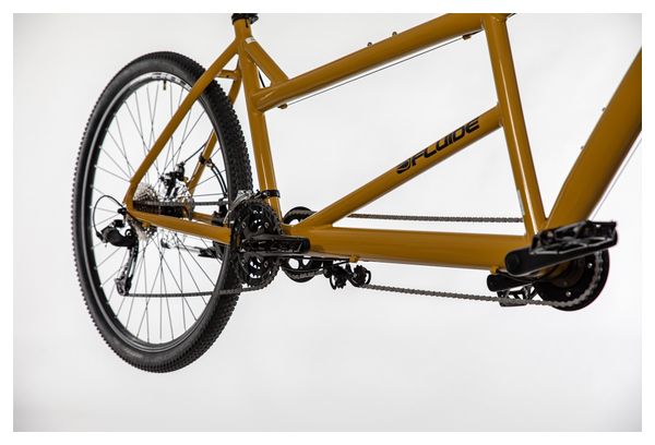 VTT Tandem Semi-Rigide Fluide MicroShift Mezzo 3x10V 29'' Jaune Sable