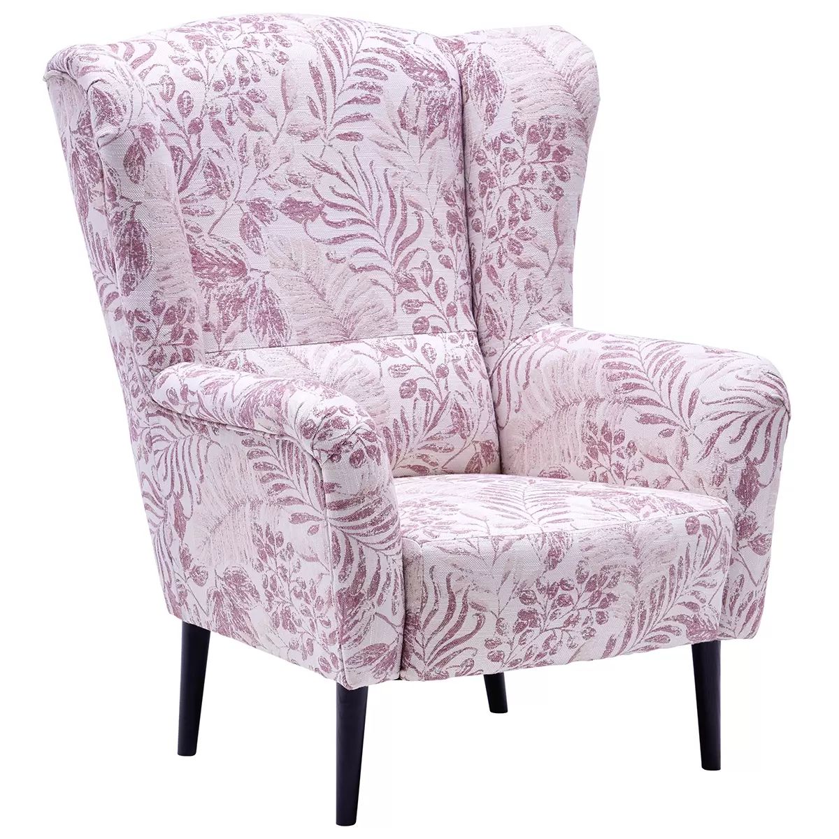 Ohrensessel Ertan rosa,floral