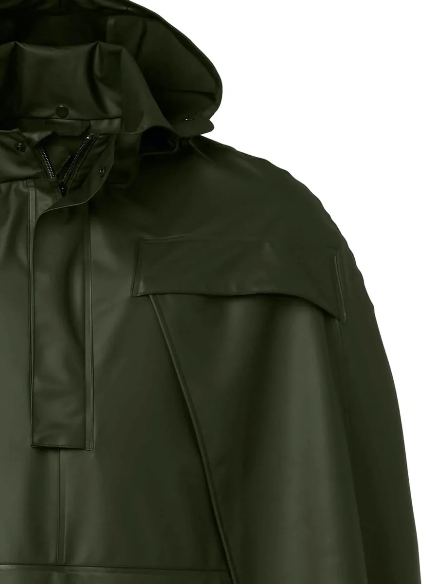 Chevalier Men's Stratus Rain Poncho Dark Green