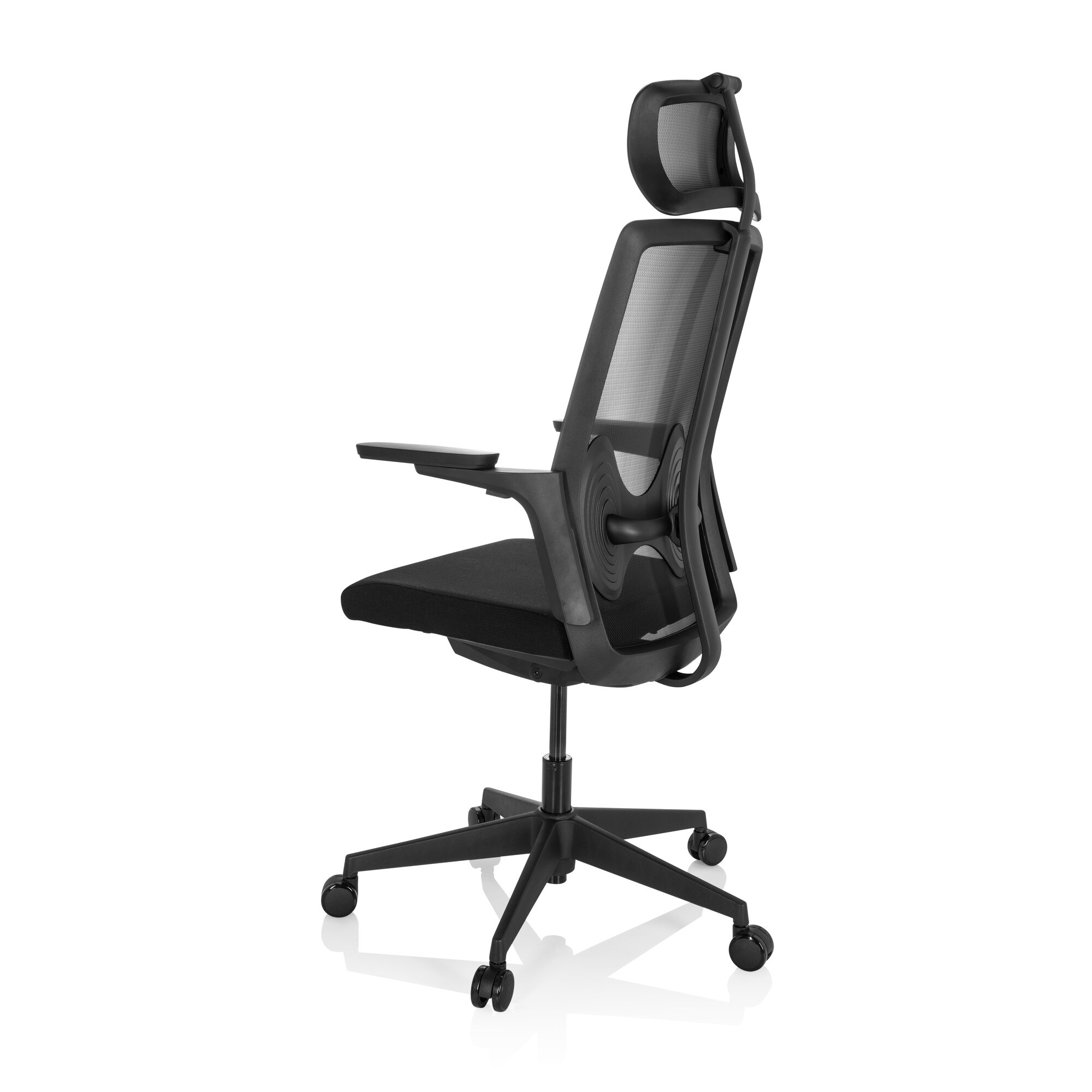 Profi Bürostuhl ARCEO B Stoff/Netzstoff mit Armlehnen (höhenverstellbar) hjh OFFICE