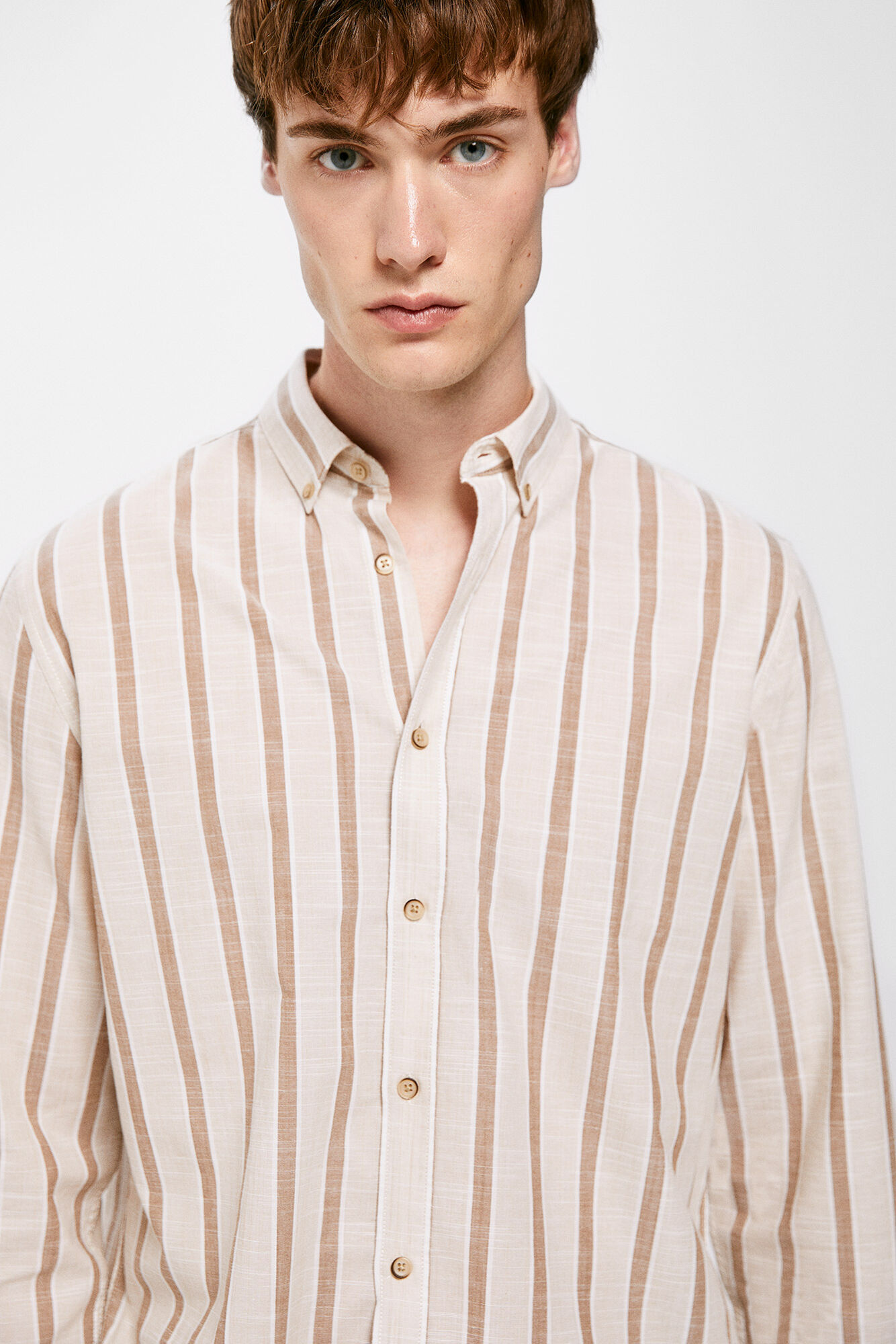 camisa polo listrada