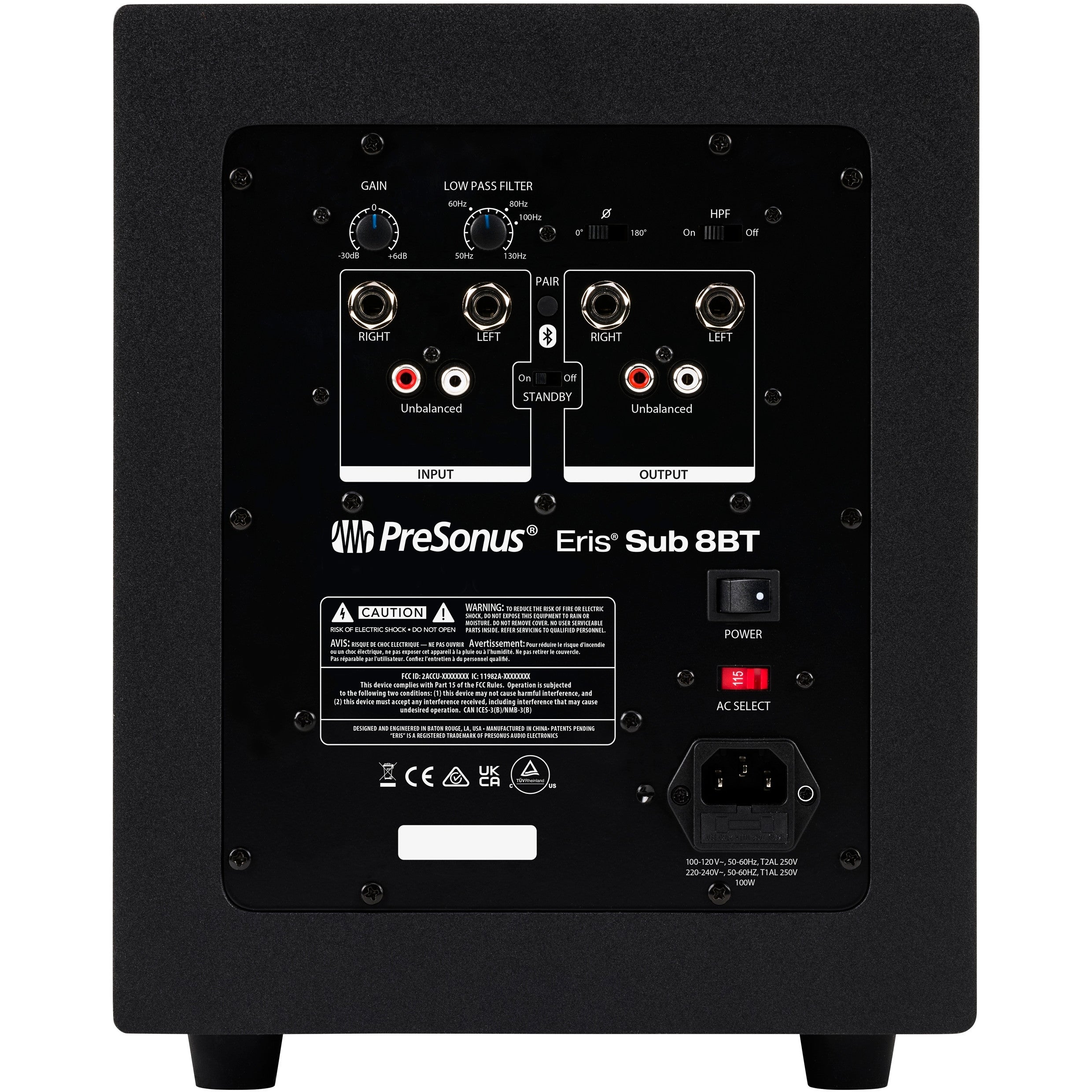 Presonus Eris Sub 8 BT actieve studio subwoofer (per stuk)