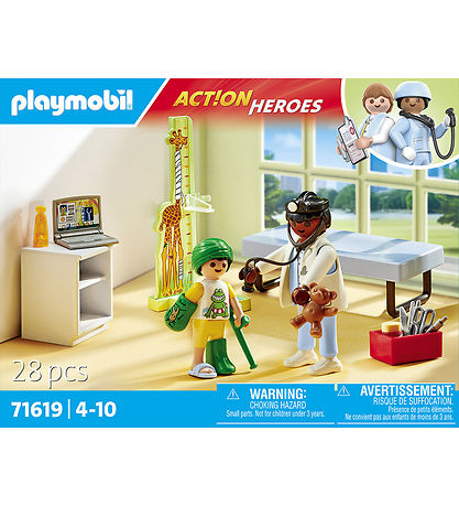 Playmobil Action Heroes - B?rnel?ge m. Bamse - 71619 - 28 Dele