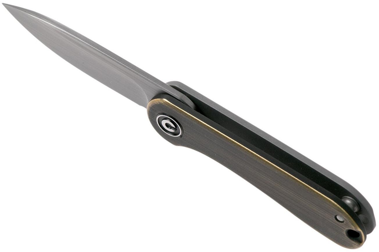 Civivi Mini Elementum C18062Q-1 Brass sleutelhangerzakmes