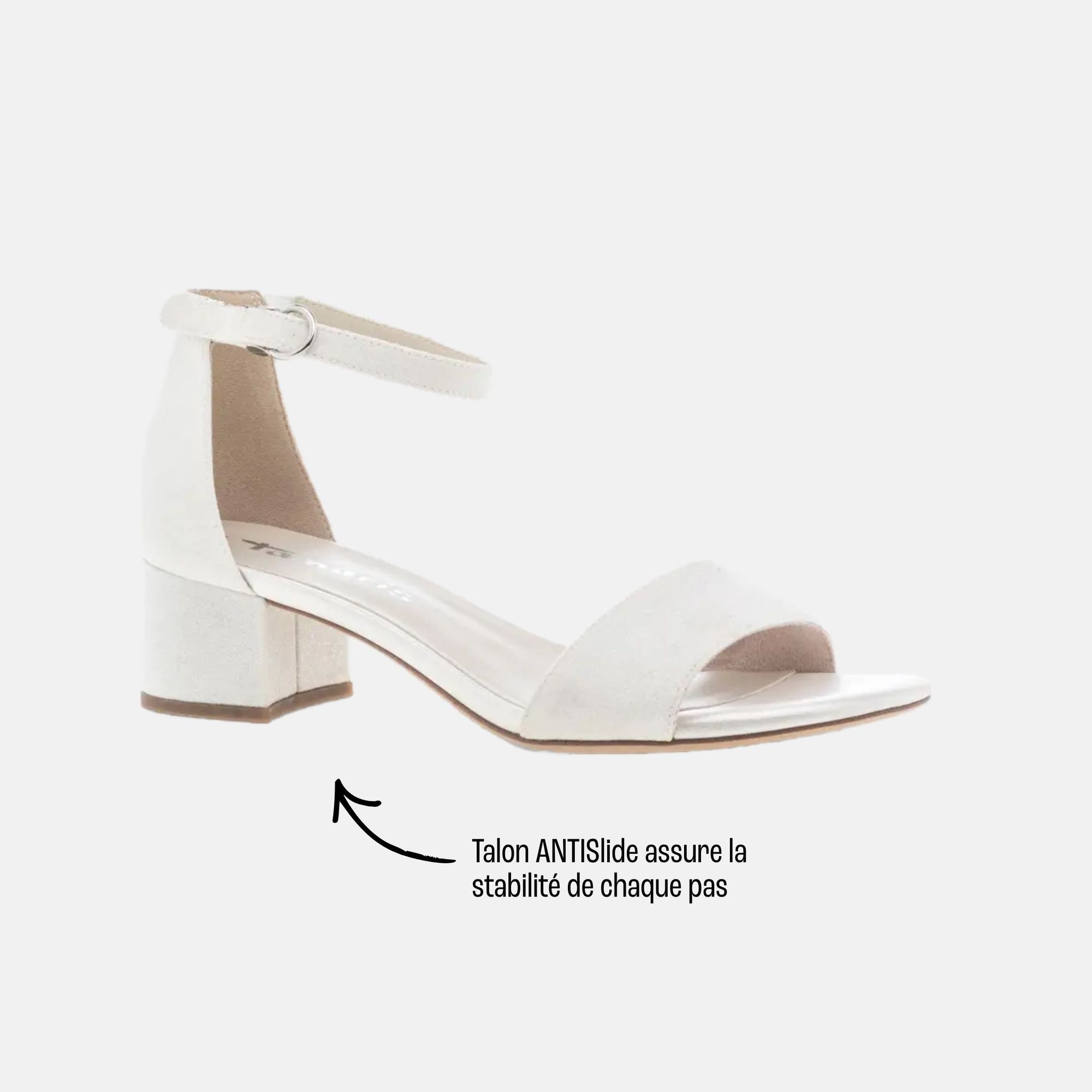 Nu-pieds Femme blanc