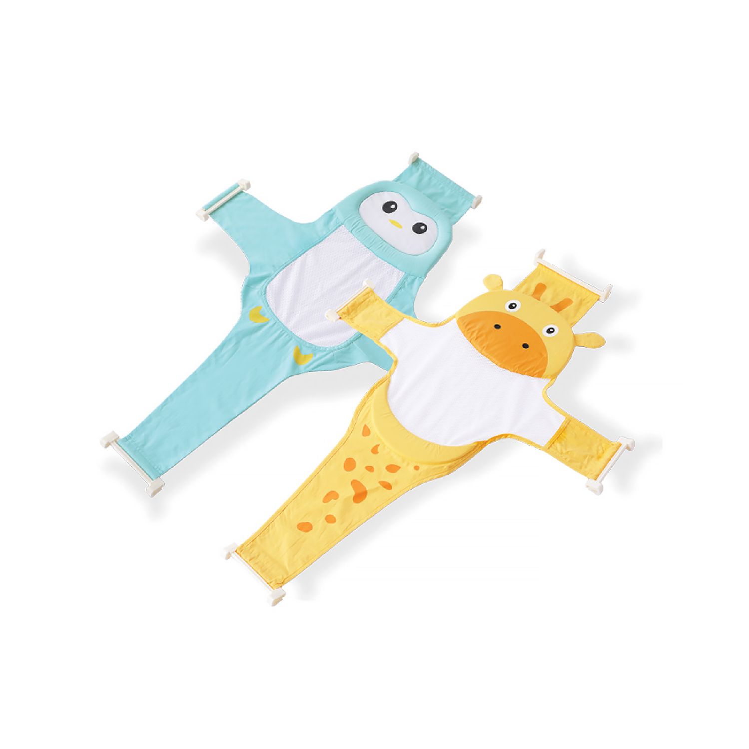 Chipolino Babywannen Netz Tiere, Badewanneneinsatz, Kunststoffbügel, ab Geburt blau