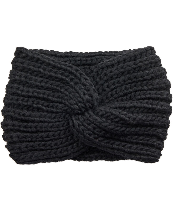 Magasin du Nord Collection Knitted Headband - Black 2030 Black