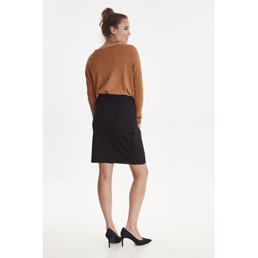 Fransa Kort Nederdel, Sort, M