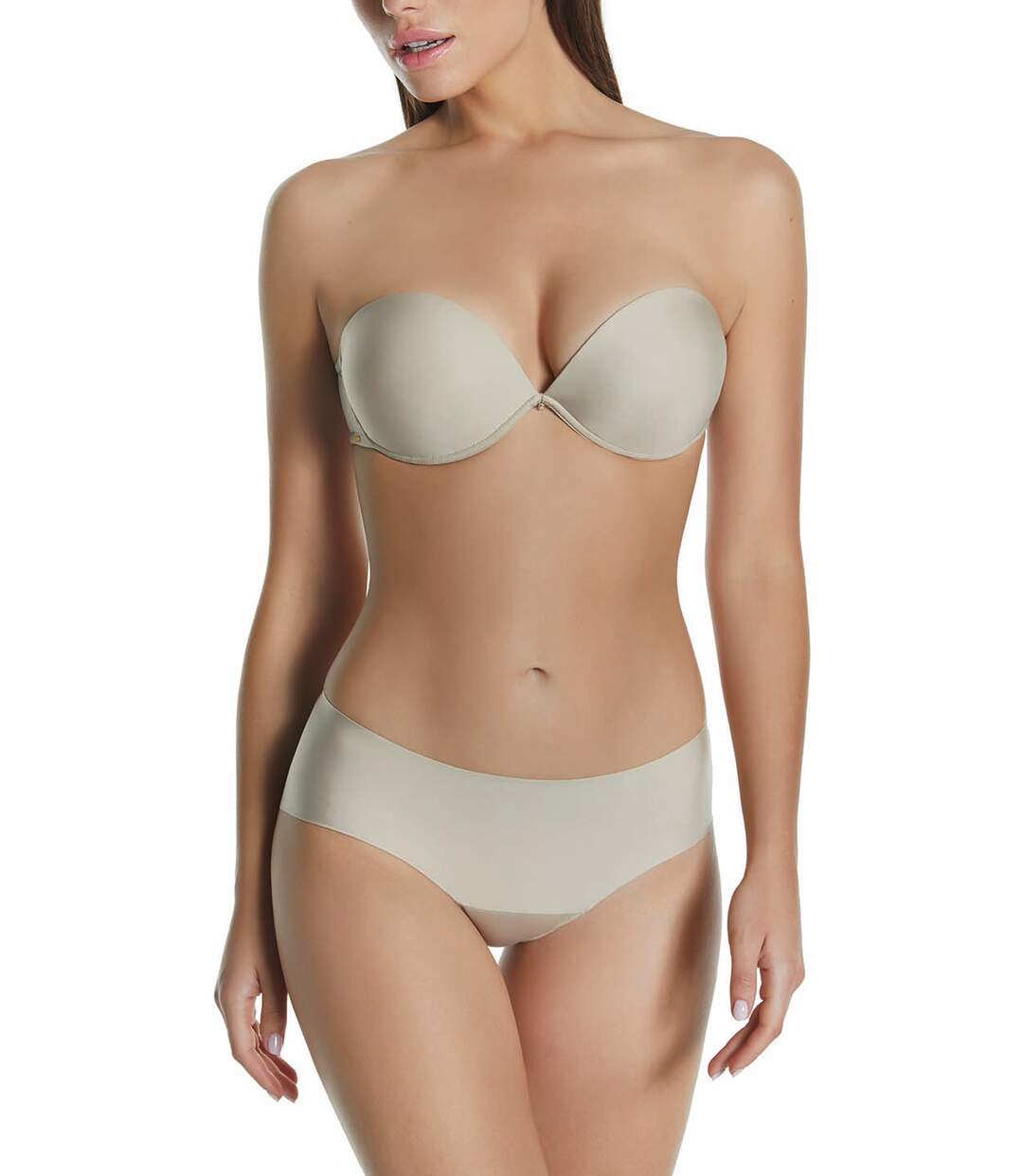 Soutien-gorge bandeau double push-up armature unique Etna Selmark
