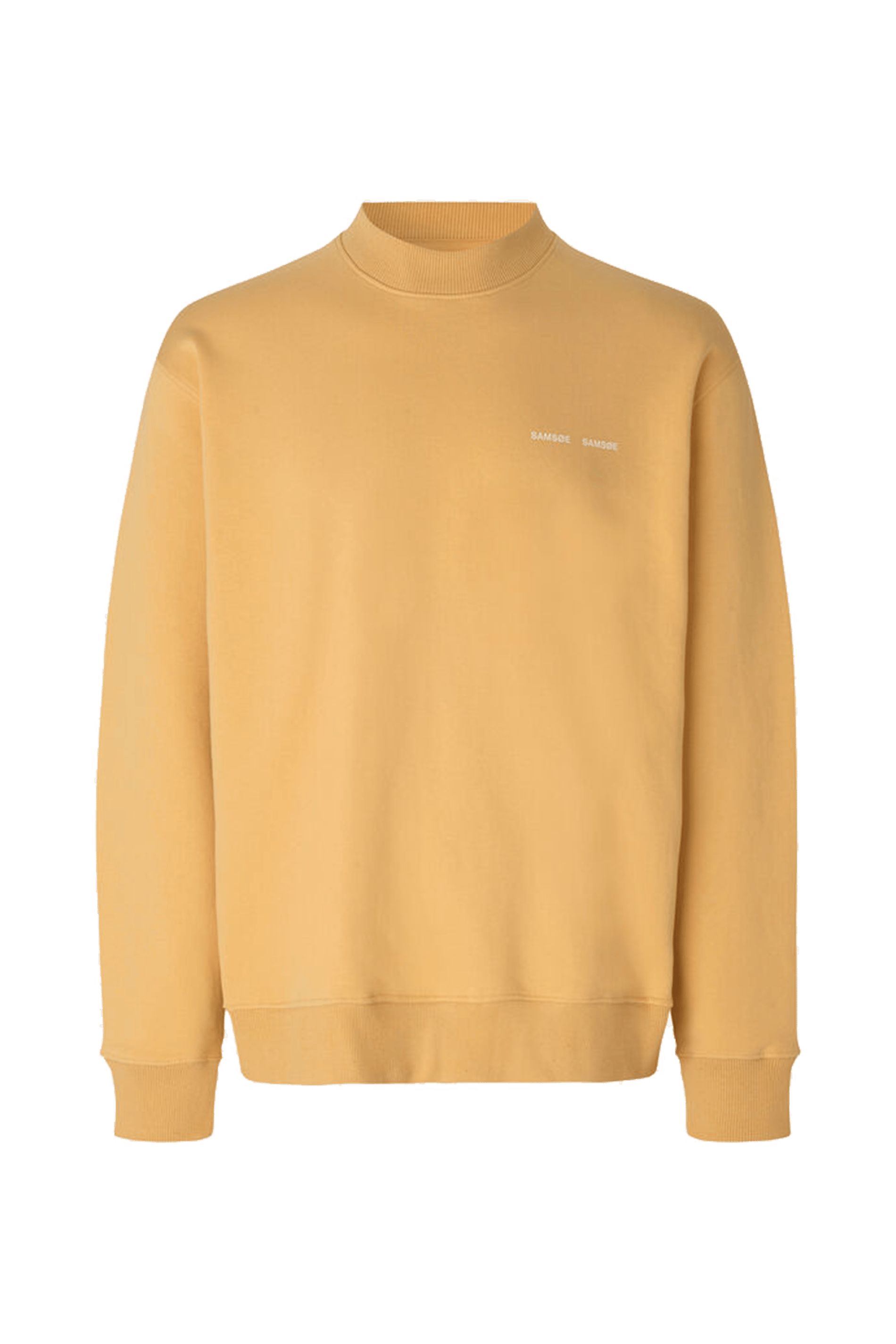 NORSBRO - Sweat col rond ample en coton biologique | Jaune