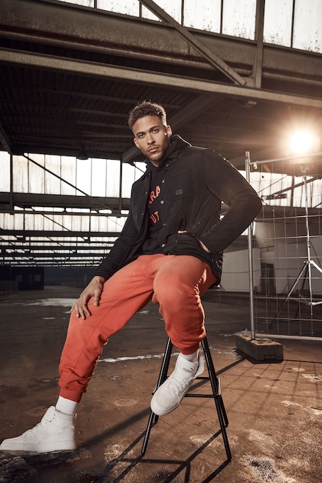 STHUGE Overshirt-Jacke, wattiert, Hemdkragen, bis 8 XL