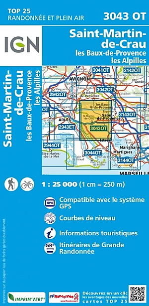 IGN - TOP25 3043OT ST MARTIN DE CRAU 1 25 000