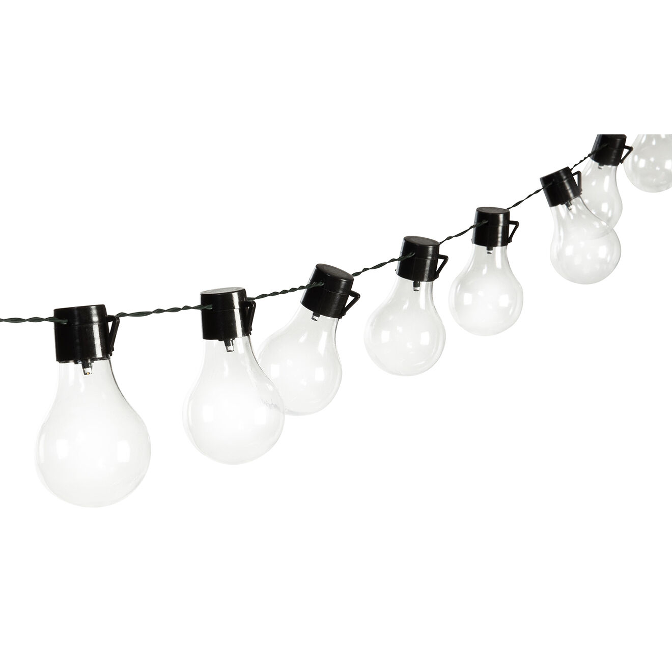 Pratik Garden Guirlande lampe solaire guinguette 20 LED multicolore - 200 cm