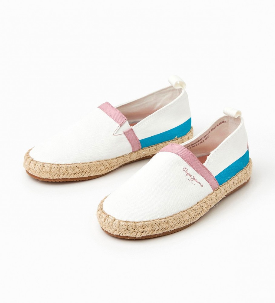 Alpargatas Pepe Jeans Slip On Tourist Camp G brancas