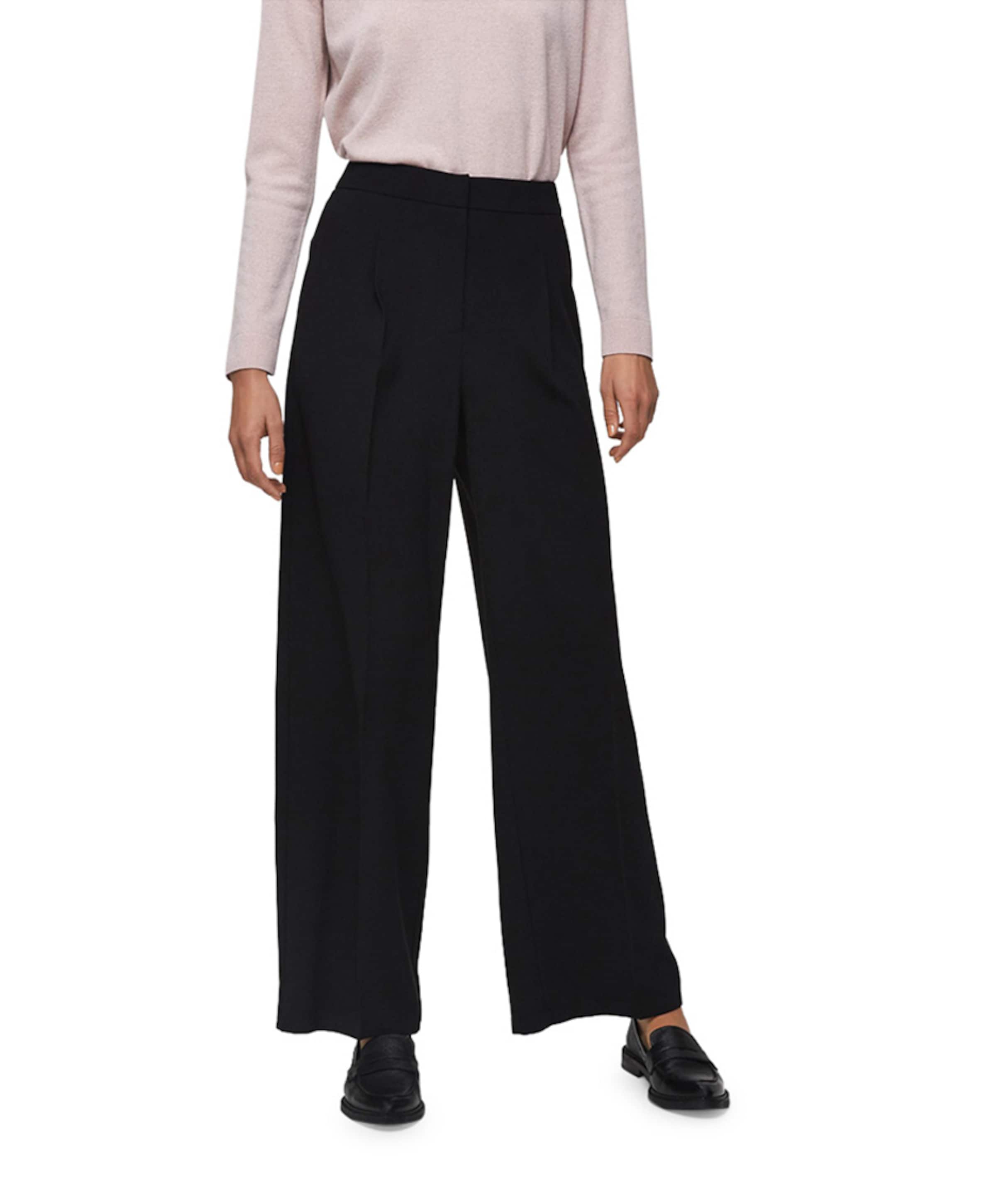 Selected SLFTINNI MW WIDE PANT N NOOS dames broek zwart