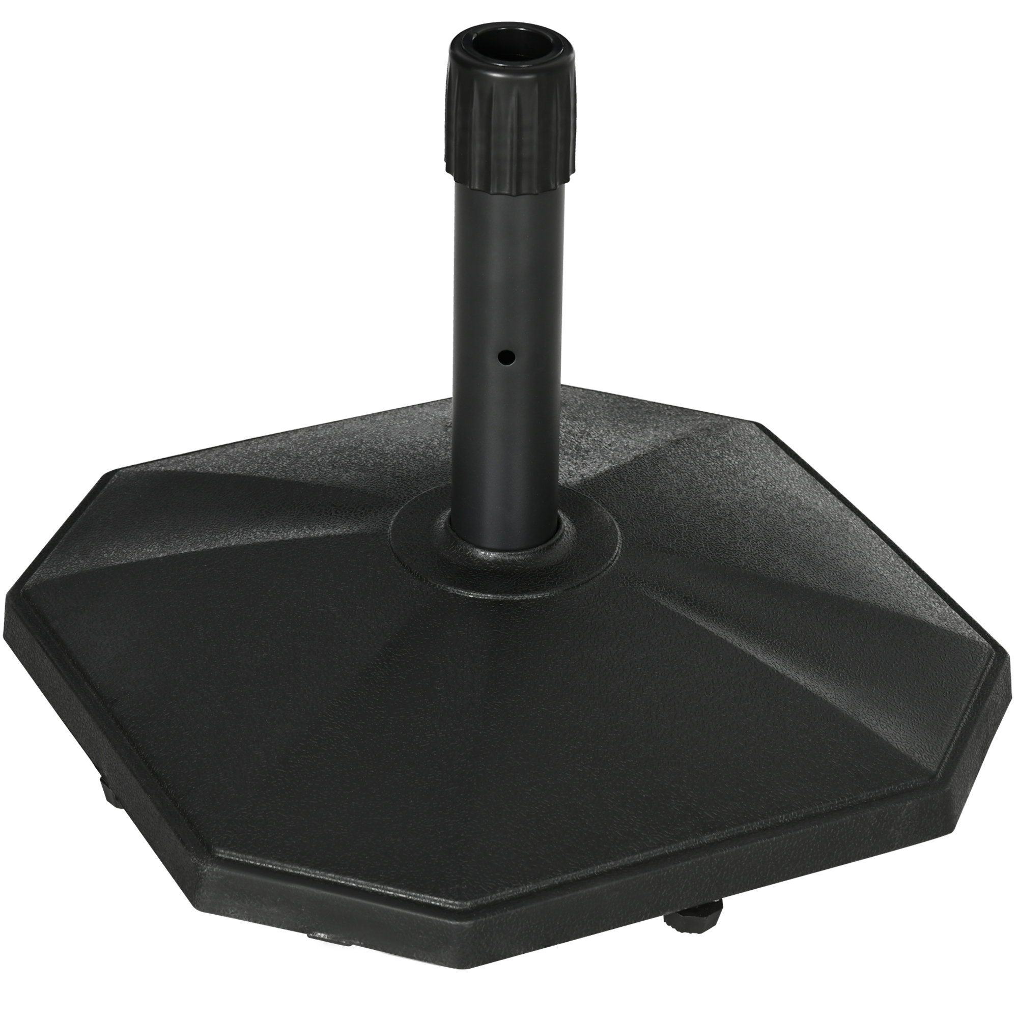 Base para guarda-sol Outsunny preta