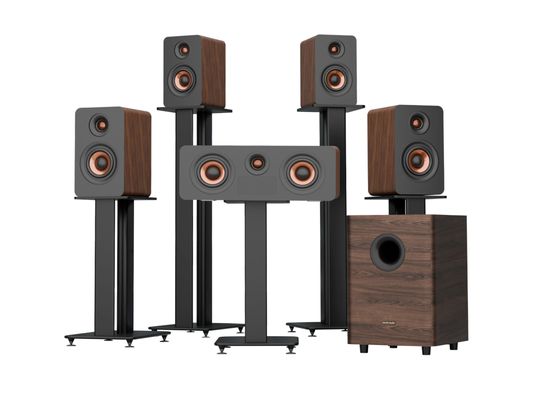 HIWILL - Barre de son -audio m514 5.1.4 dolby atmos brun foncé