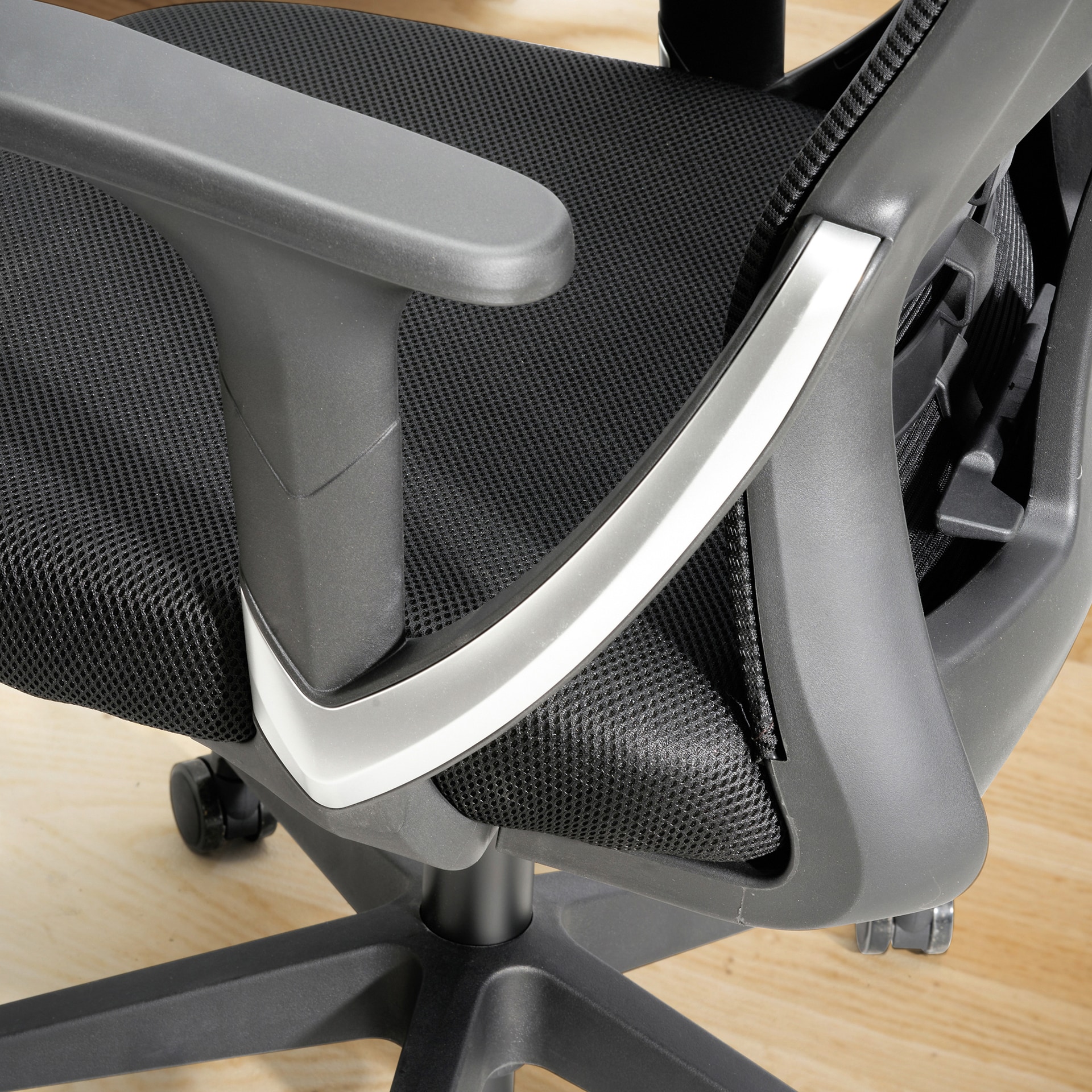 CASAVANTI Bürostuhl 65 x 104 x 65 cm Stoff schwarz