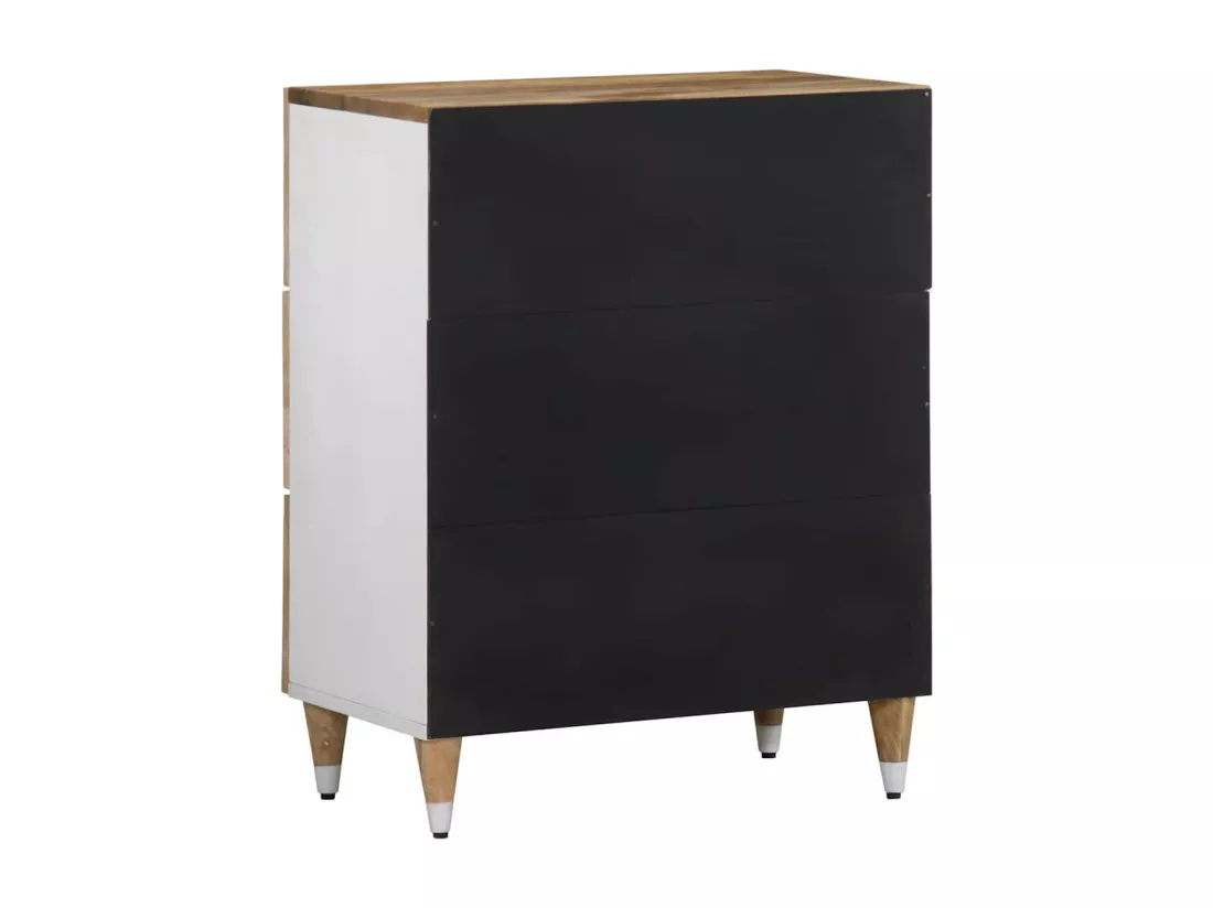 Buffet 60x33,5x75 cm bois de manguier massif