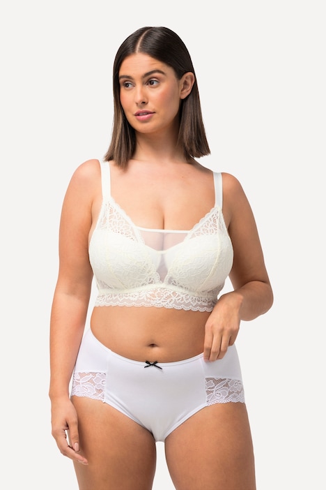 Bralette, Spitze, Softcups, ohne Bügel, Cup C-D