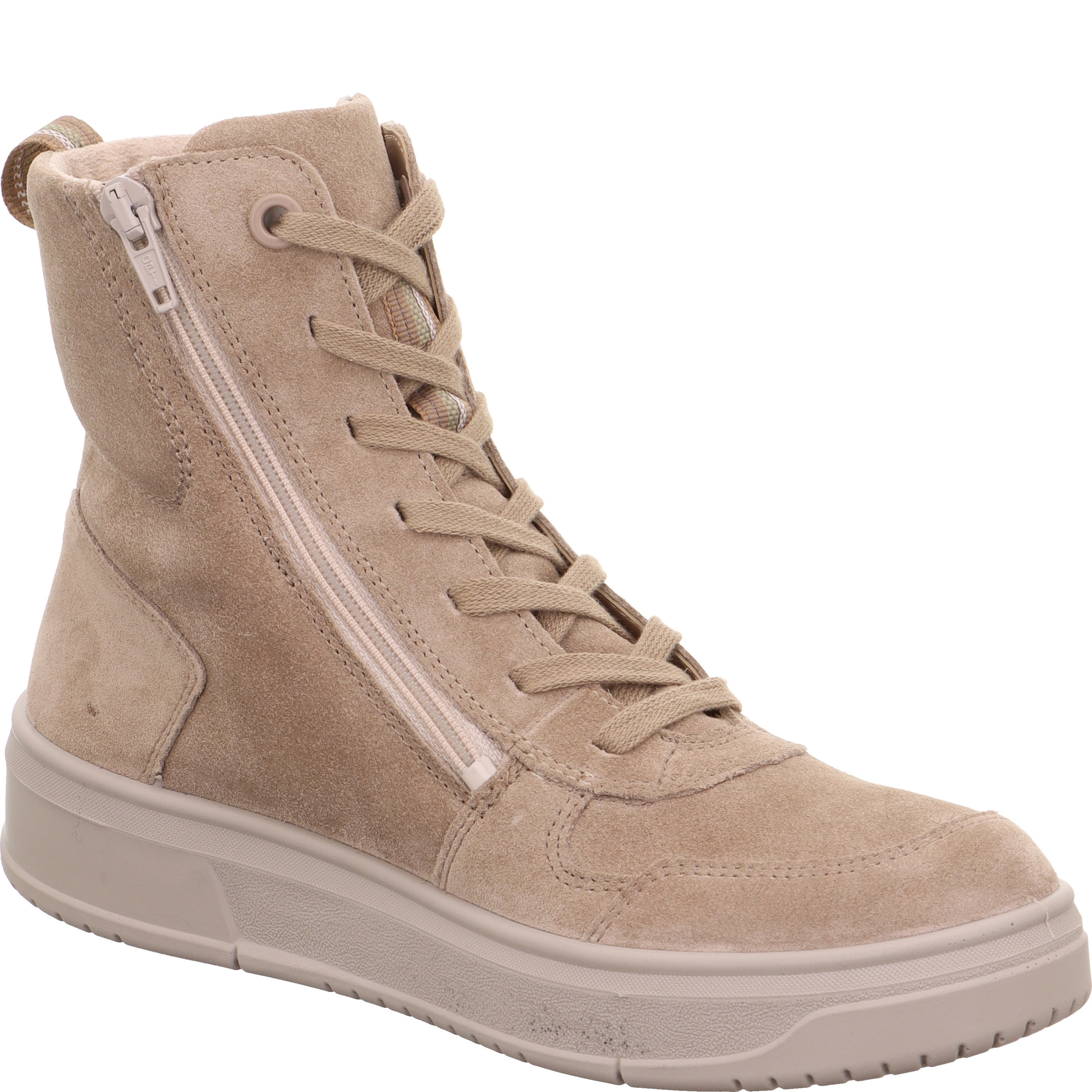 legero REJOISE Damen  Schnürboots mit Reißverschluss - Farbe: Giotto - Größe: 8