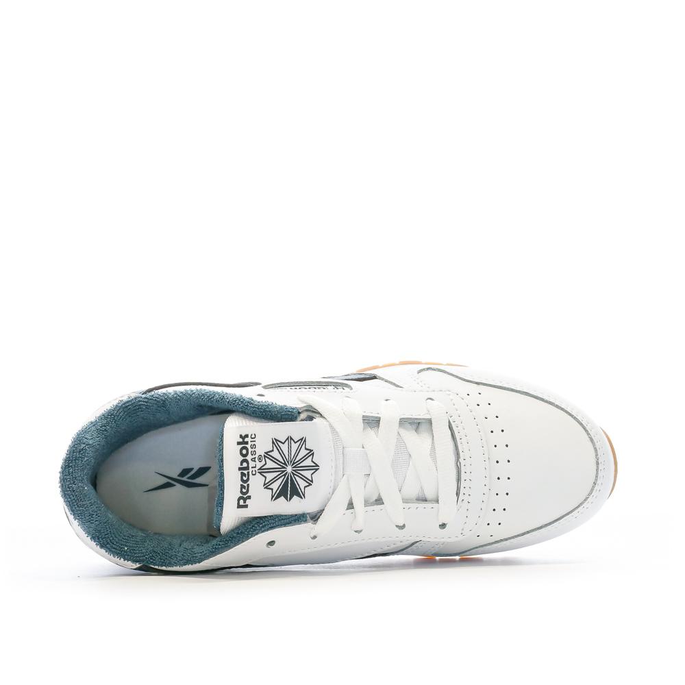 Reebok Baskets Blanc/Bleu Garçon Reebok Classic Leather 100033579